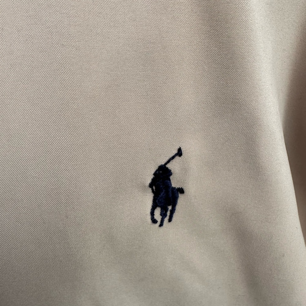 Vintage Polo by Ralph Lauren bomber jacket. Size XL. Tan. Polo pony. Vintage - Picture 6 of 7